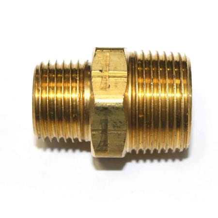 Interstate Pneumatics Brass Hex Nipple Reducer, 25 PK FA819-25K